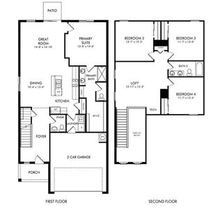 New construction Single-Family house 11317 Bellewood Ter, Parrish, FL 34219 plan Yellowstone - image