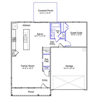 New construction Single-Family house 3010 Hallsdale Dr, Elgin, SC 29045 plan McDowell - image