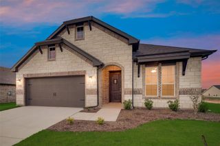 New construction Single-Family house 1421 Whitetail Ln., Azle, TX 76020 San Gabriel II- photo