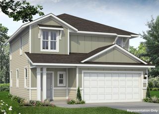 New construction Single-Family house 12118 Bulldogger Bnd, Mustang Ridge, TX 78610 plan Durango 1668 - image