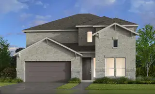New construction Single-Family house 321 Horsemint Ln, Georgetown, TX 78633 plan Saffron - image