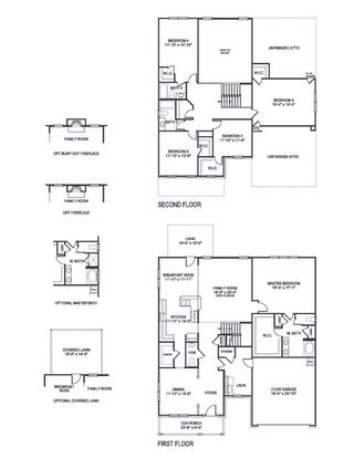 New construction house 1085 Kildare Dr, Unit 67, Salisbury, NC 28146 plan 3320 - image