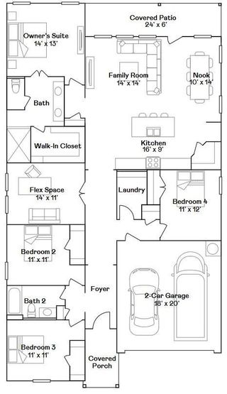 New construction Single-Family house 2510 Jasper Breeze Dr, Rosharon, TX 77583 plan Springsteen - image