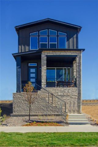 New construction Single-Family house 6048 Lisbon Street, Aurora, CO 80019 The Chickadee- photo