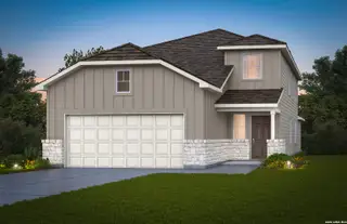 New construction Single-Family house 2955 Water Lotus, New Braunfels, TX 78130 plan Fentress - image
