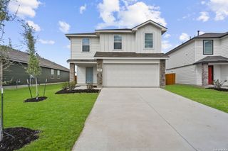 New construction Single-Family house 4259 Marjoram Lndg, Von Ormy, TX 78073 plan The Franklin - image