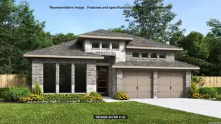 New construction Single-Family house 206 Sasparilla, Boerne, TX 78006 plan 2574W - image