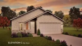 New construction Single-Family house 9006 Gull Cyn, Baytown, TX 77521 plan Pedernales - image