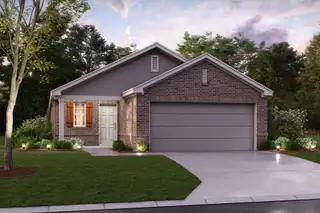 New construction Single-Family house 14119 Bacton Rd, Pilot Point, TX 76258 plan Boxwood - 30' Smart Series - image