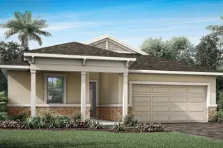 New construction Single-Family house 34913 Flower Patch Dr, Zephyrhills, FL 33541 plan Glades - image