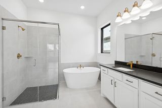 New construction Single-Family house 12222 Grassy Bend Dr, Mont Belvieu, TX 77523 plan The Bluffstone - image