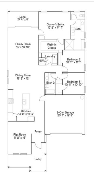 New construction  house 684 Terrapin Dr, Debary, FL 32713 plan Joshua II - image