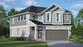 New construction Single-Family house 15810 Black Grouse Dr, Humble, TX 77346 plan Rosewood - Courtyard Collection - image