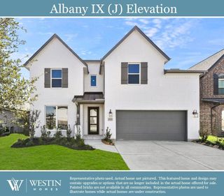 New construction Single-Family house 5814 Silver Perch Lane, Manvel, TX 77578 The Albany IX- photo