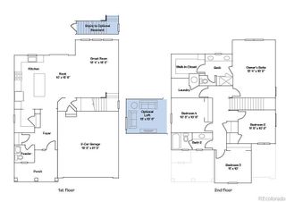 New construction Single-Family house 202 Corkscrew Street, Elizabeth, CO 80107 Evans- photo