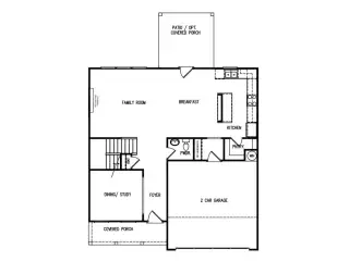 New construction Single-Family house 210 Ruby Robin Dr, Jefferson, GA 30549 plan The Preston - image