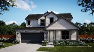New construction Single-Family house 161 Capernaum Ct, Kyle, TX 78640 plan Caroline Floor - image