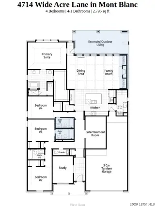 New construction Single-Family house 4714 Wide Acre Ln, Cibolo, TX 78108 plan Birchwood - image