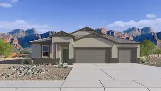 New construction Single-Family house 1573 E Glazier Dr, Casa Grande, AZ 85122 plan Courtland - image