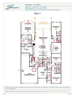 New construction Single-Family house 12802 Forest Garden Ct, Conroe, TX 77302 plan 5039 Elevation C - image