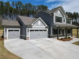 New construction Single-Family house 170 Weslyn Dr, Social Circle, GA 30025 plan (GA)Jackson A.1 3 Front Entry - image