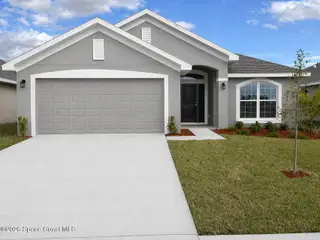 New construction Single-Family house 1066 Kylar Dr Nw, Palm Bay, FL 32907 plan 1820 - image
