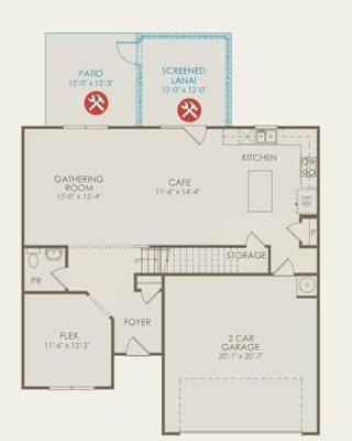 New construction  house 724 Meadowbrook Ln, Summerville, SC 29483 plan Rosella - image