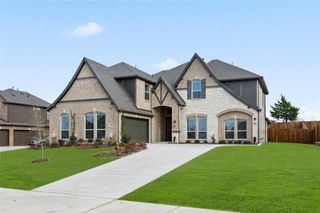 New construction house 616 S Hidden Lakes Dr, DeSoto, TX 75115 plan Brentwood III FS (w/Media) - image