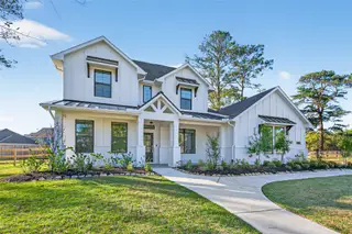 New construction Single-Family house 21915 Hibiscus Hedge Trl, Tomball, TX 77377 plan Dickinson - 50' Premier Smart Series - image