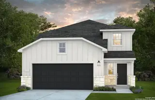New construction Single-Family house 8253 Smithers Ave, San Antonio, TX 78252 plan Fentress - image