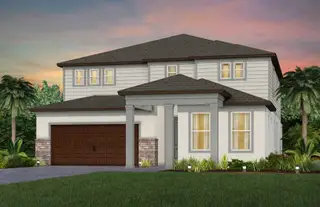New construction Single-Family house 33355 Barnebrook Dr, Wesley Chapel, FL 33545 plan Serena - image