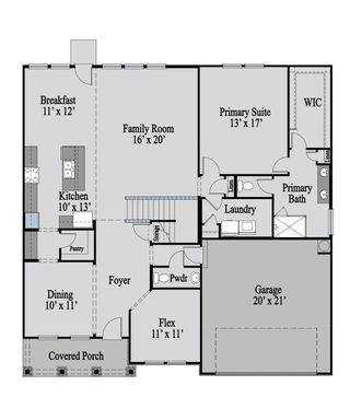 New construction Single-Family house 121 Willow Bend Rd, Hiram, GA 30141 plan Glynn - image