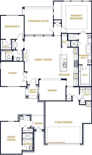 New construction  house 123 Timberwilde Dr, Unit 60, Georgetown, TX 78633 plan Vouvant - image