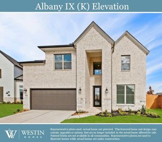 New construction Single-Family house 5731 Silver Perch Lane, Manvel, TX 77578 The Albany IX- photo