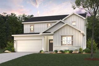 New construction house 5432 Aurora Trl, Flowery Branch, GA 30542 plan Harding - image