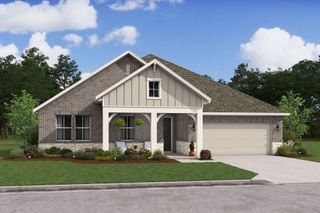 New construction Single-Family house 12127 Old Fashion Cir, Mont Belvieu, TX 77535 plan Barcelona - image
