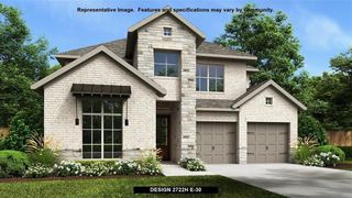 New construction Single-Family house 145 Menlo Bnd, Liberty Hill, TX 78642 2722H- photo