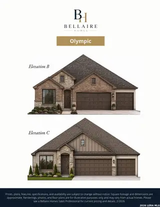 New construction Single-Family house 5108 Island Park, Marion, TX 78124 plan Olympic - image