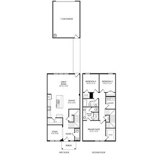 New construction Townhouse house 302 Fletchers Wy, Smyrna, TN 37167 plan Stonecrest - image
