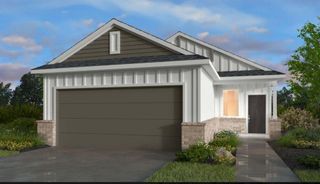 New construction Single-Family house 21910 Red Lantana Trail, Hockley, TX 77447 Capella II- photo