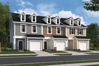 New construction Townhouse house 2226 Bright Shore St, Raleigh, NC 27610 plan Mordecai - image