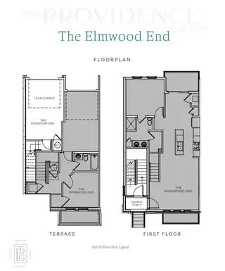 New construction Condo house 558 Belvedere Dr, Unit 17, Alpharetta, GA 30022 plan The Elmwood End - image