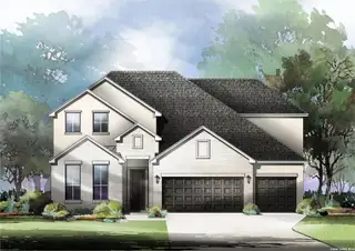 New construction Single-Family house 183 Grand Legacy, New Braunfels, TX 78130 plan Stoddert - image