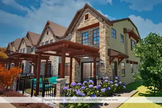 New construction Townhouse house 1245 Armstrong, The Colony, TX 75056 plan Spyglass - image