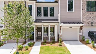 New construction house 4923 Sudbrook Wy, Unit 233, Peachtree Corners, GA 30092 plan The Cascade - image