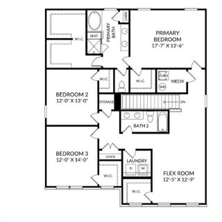 New construction Single-Family house 1340 Jordan Brook Dr, Lawrenceville, GA 30043 plan The Kershaw - image