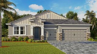 New construction house 1059 Chasehill Ln, Zephyrhills, FL 33541 plan Camden - image