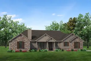 New construction Single-Family house 135 Big Sky Rd, Decatur, TX 76234 plan Caddo - image