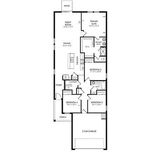 New construction house 101 Pitching Wedge Dr, Daytona Beach, FL 32124 plan Olympic - image