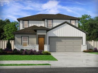 New construction Single-Family house 313 Gristmill Rd, Burnet, TX 78611 plan The Matador (870) - image